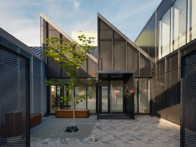 Center for Work and Technology / KUU arhitektid - Exterior Photography, Research Center, Courtyard, Facade, Door