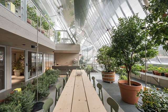 Restaurante Steirereck am Pogusch / PPAG architects - Fotografía exterior, Restaurant, Jardín, Fachada, Mesas