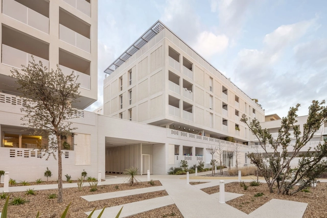 Cosmopoly Apartments / Taillandier Architectes Associés - Exterior Photography, Apartments, Courtyard, Facade