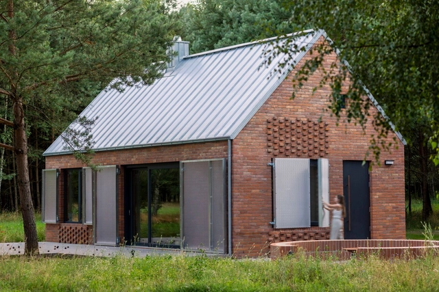 Forest House / Studio Onu - Exterior Photography, Residential, Door, Facade, Forest