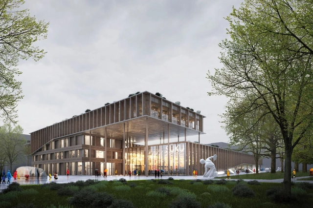 OÜ Kolm Pluss Üks Wins Competition for Tartu Downtown Cultural Center in Estonia  - Featured Image