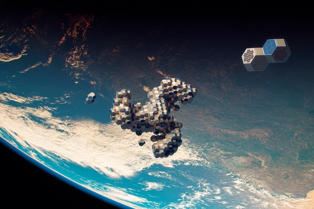Arquitectura para habitar el espacio: Estructuras teseladas reconfigurables para entornos adaptativos - Imagen Principal