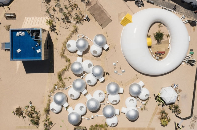 Olimpo Nômade Installation / Langarita Navarro Arquitectos - Interior Photography, Temporary Installations