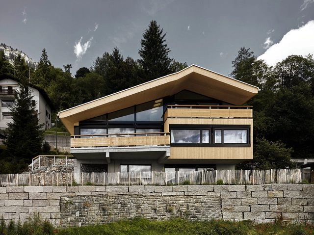 House in Surselva / AFGH - Exterior Photography, Houses, Facade, Forest