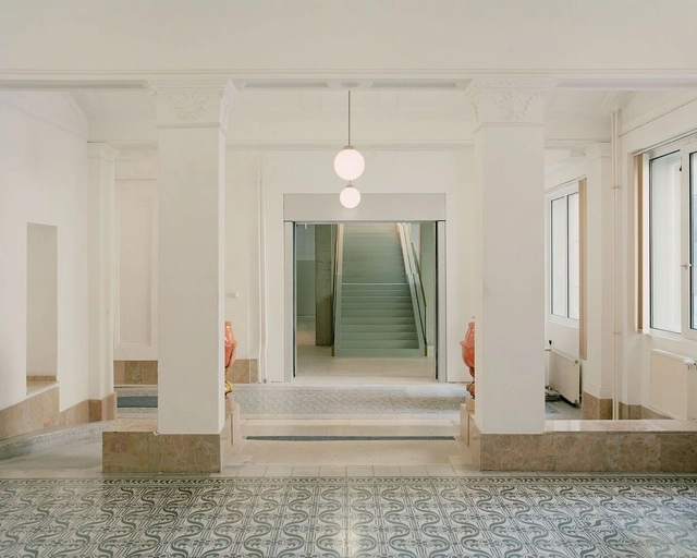  New Educational Building for Semmelweis University - Faculty of Health Sciences / Studio Fragment - Interior Photography, University, Stairs, Column, Facade, Door