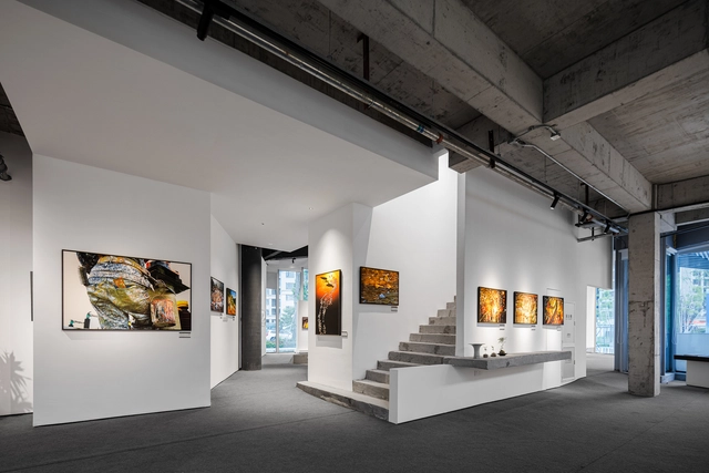 眉山眉州文化村艺术空间  / 四周建筑 - 室内图, 博物馆展览馆室内设计, 厨房, 表皮, 梁