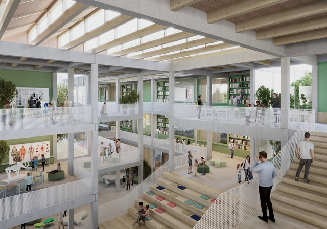 CHYBIK + KRISTOF Wins Competition to Design Primary School in Stará Boleslav, Czech Republic  - Featured Image