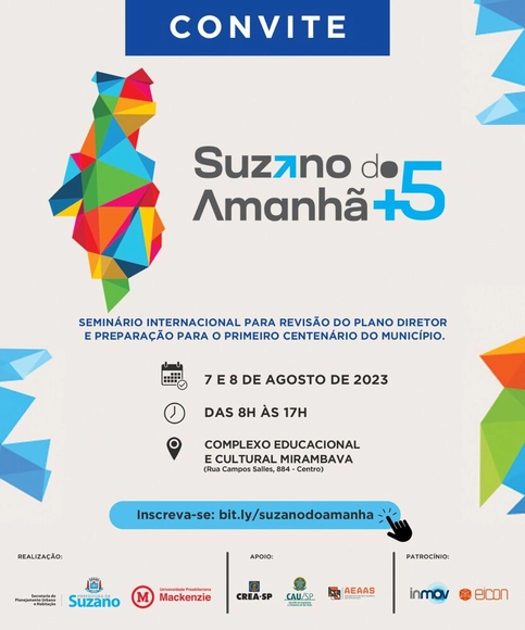 Seminário Internacional “Suzano do Amanhã +5” - Imagem de Destaque