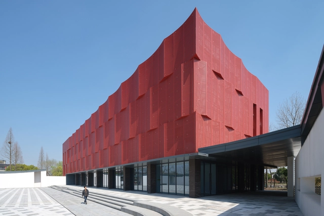桐乡市红色文化教育中心 / 清上造社 - 建筑图, 文化中心, 表皮