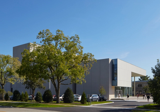 McGrath 家庭表演艺术中心 / Krueck Sexton Partners - 建筑图, 解说中心, 表皮