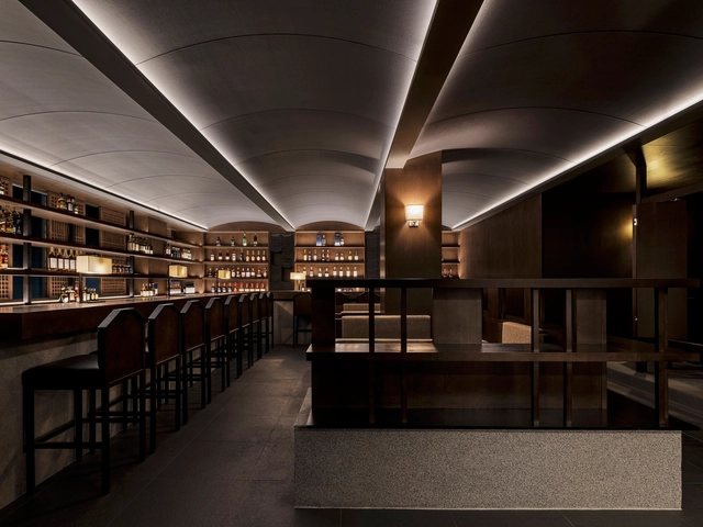 TENT Whiskey Bar 2nd / Plainoddity - Interior Photography, Bar, Beam, Arch, Chair, Table