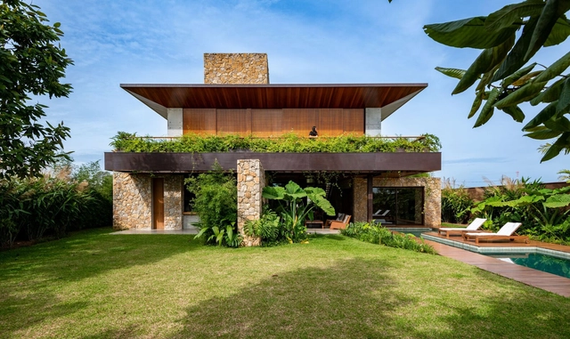 Residência ZV / Fpoles Arquitetos - Fotografia de Exterior, Casas, Jardim, Fachada