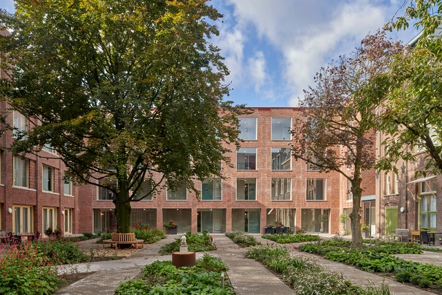 Oude Dijk Housing / Shift Architecture Urbanism - Exterior Photography, Apartments, Garden, Facade