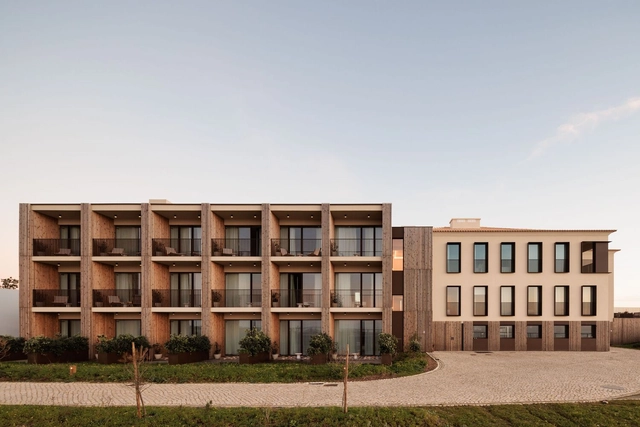 Aethos Ericeira Hotel / Pedra Silva Arquitectos - Exterior Photography, Refurbishment, Facade, Door