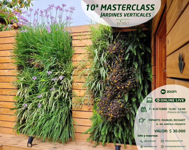 10° Masterclass de jardines verticales / paivert - Imagen Principal