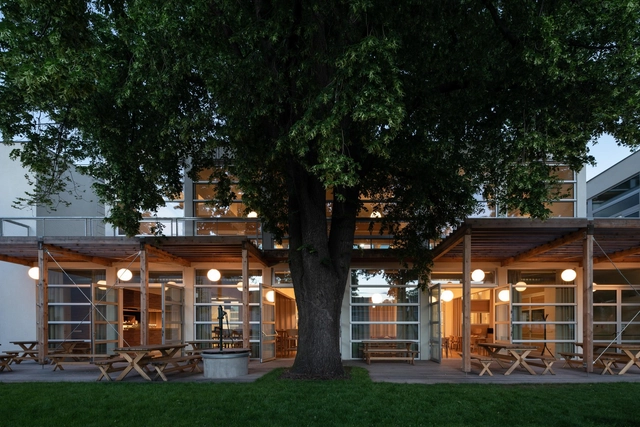 SOKEC Community Cultural Center / caraa.cz - Exterior Photography, Cultural Center, Door, Facade