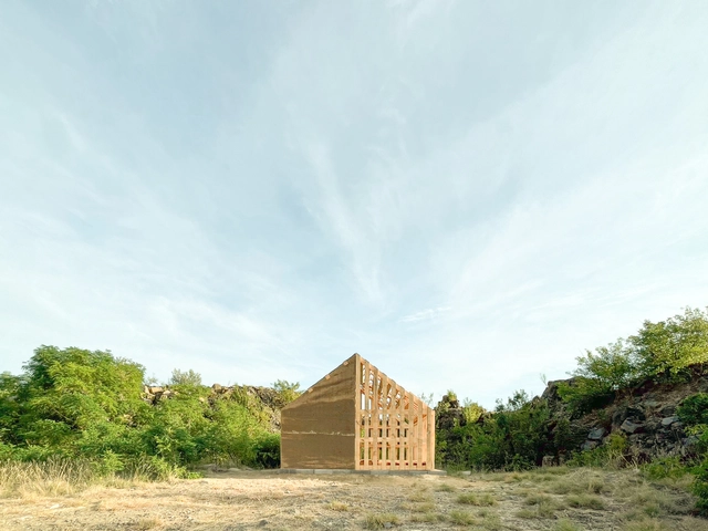 Pabellón media casa / i/thee + RAWstudio - Fotografía exterior, Pabellón
