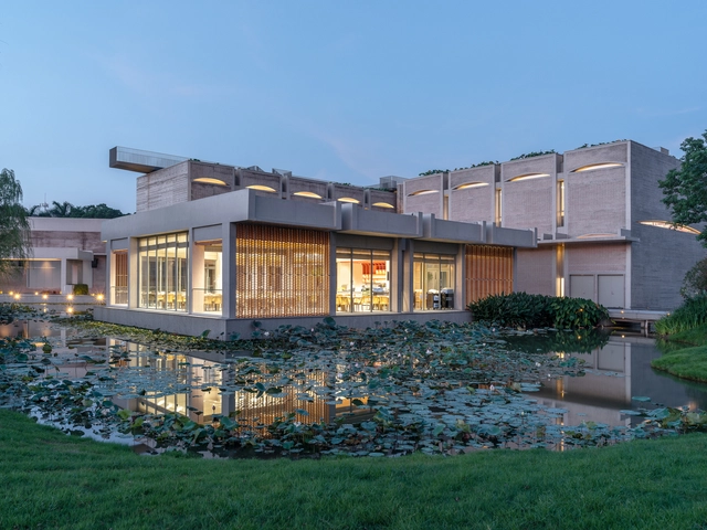 ChunYangTai Arts and Cultural Centre / Atelier FCJZ - Exterior Photography, Cultural Center, Garden, Facade, Door