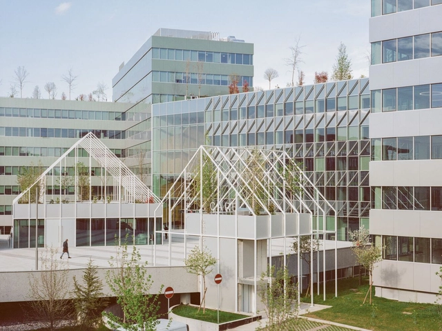 Parque Empresarial Segreen / studio elementare - Fotografia de Exterior, Remodelação, Fachada