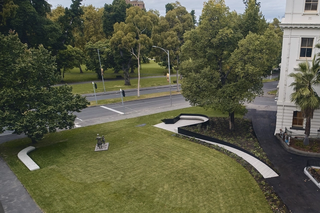 Victorian Family Violence Memorial / Muir + Openwork - Exterior Photography, Monuments, Garden, Facade