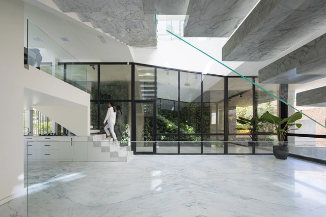 Outside-in House / MA Office - Interior Photography, Residential, Stairs, Facade