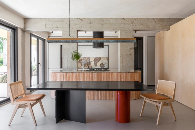 Rude House / STUDIOTAMAT - Interior Photography, House Interiors, Kitchen, Facade, Table, Chair