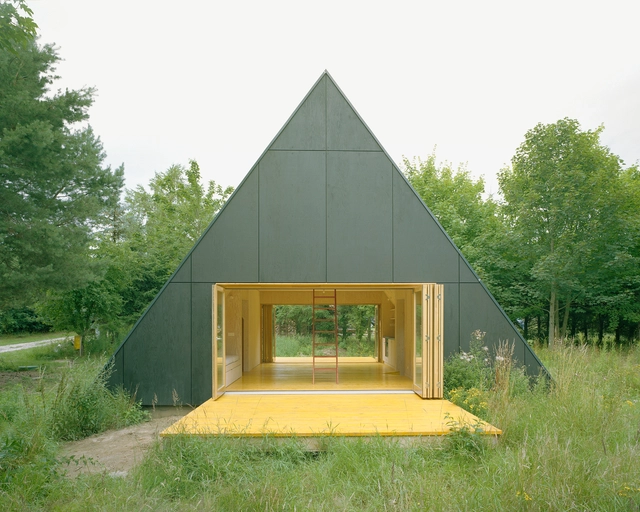Casa Wolin / Pankowska & Rohrhofer - Fotografía exterior, Casas, Jardín, Fachada, Puerta