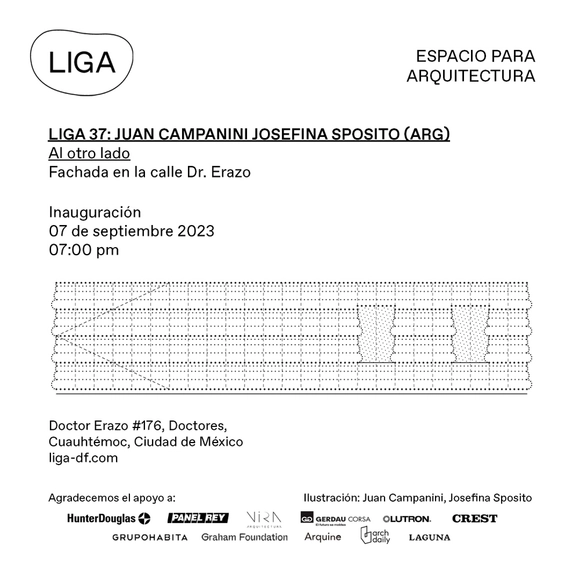 Inauguración LIGA 37 - Juan Campanini Josefina Sposito - Imagen Principal