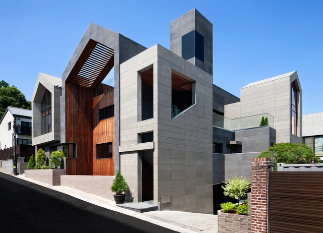 GREE Multi-family Housing / Suum21 Architecture - Exterior Photography, Detail, Facade