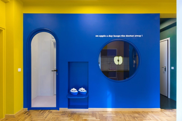 The Apple Tree Pediatrician’s Office / studiomateriality - Healthcare Interiors, Door, Facade, Arch