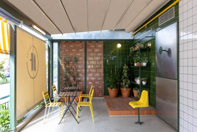 IT Coffee / studiomateriality - Interior Photography, Coffee Shop, Door, Facade, Chair