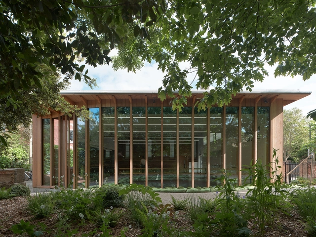 Rambert School of Music and Contemporary Dance / MICA Architects - Exterior Photography, Extension, Garden, Facade, Door