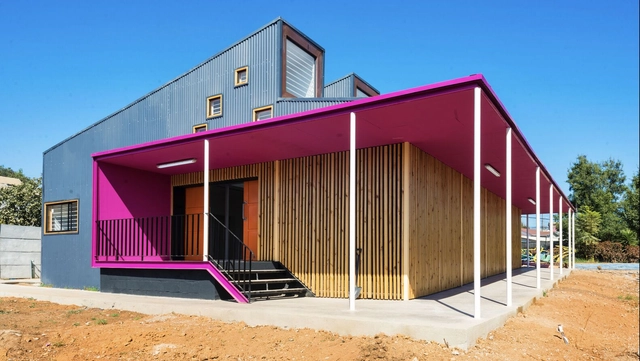 Sede Conselho de Vizinhos Manuel Rodríguez / Social Arquitectura - Fotografia de Exterior, Centro Comunitário, Fachada