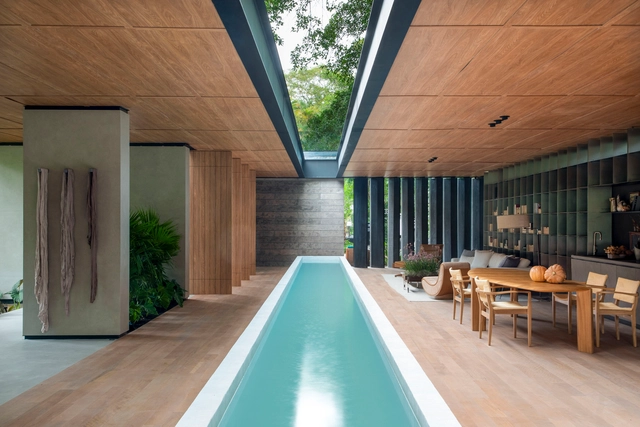 Pavilhão Deca / João Panaggio - Fotografia de Interiores, Casas, Aido, Fachada, Mesa, Cadeira