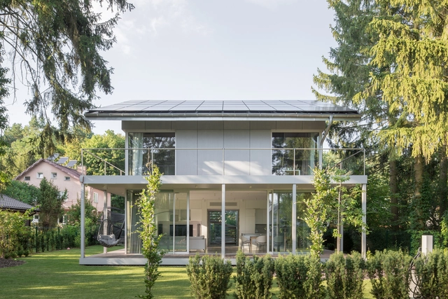House in Konstancin / BDR Architekci - Exterior Photography, Sustainability, Garden, Facade, Door