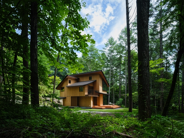 Kyukaruizawa Club Villa / Naruse Inokuma Architects - Exterior Photography, Houses, Garden, Forest