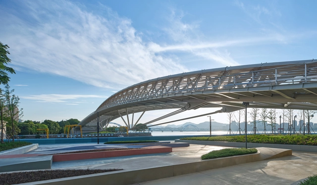 Hangzhou Riverfront Public Space -the Silk Bridge / TJAD Original Design Studio - Exterior Photography, Landscape
