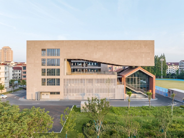 上海南桥书院 / 南沙原创建筑设计工作室 - 建筑图, 更新项目, 表皮, 门