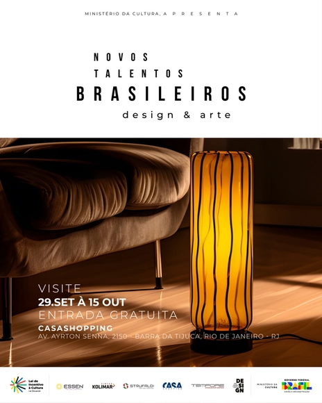 8ª edição da Exposição Novos Talentos Brasileiros - Design e Arte - Imagem de Destaque