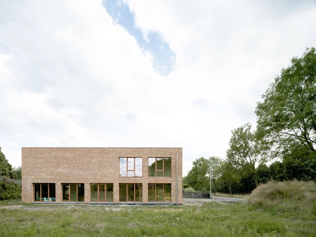Pátio Casa Vijver  / BOT architektuurcollectief - Fotografia de Exterior, Casas, Fachada