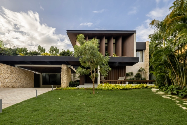 Residencia MC / Anarquitectura - Fotografía exterior, Casas, Jardín, Fachada