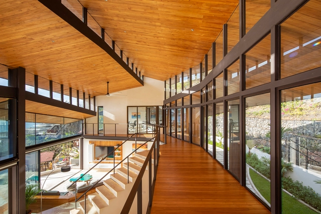 Casa Ondas / LSD Architects - Fotografía interior, Casas, Fijación Vigas, Fachada, Barandas, Iluminación, Mesas