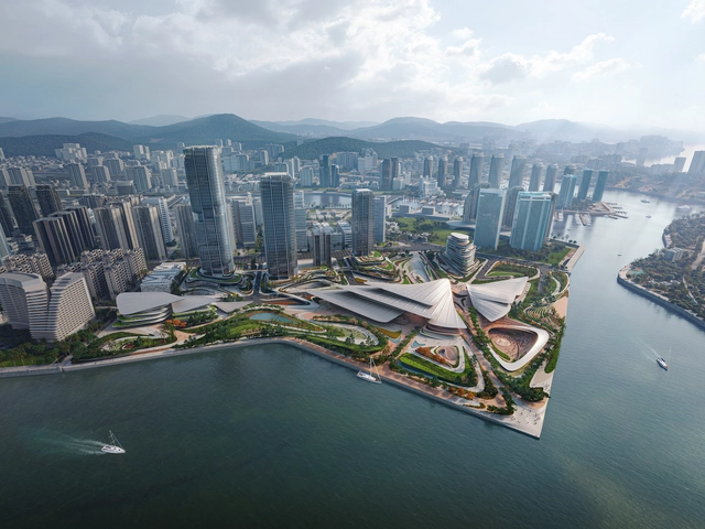 Zaha Hadid Architects gana el concurso para el diseño de un nuevo distrito cultural en Sanya, China - Imagen Principal