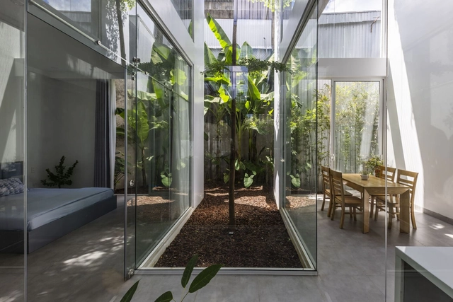 Nala House / Nguyen Khai Architects & Associates - Exterior Photography, Houses, Garden, Facade, Door, Table, Chair