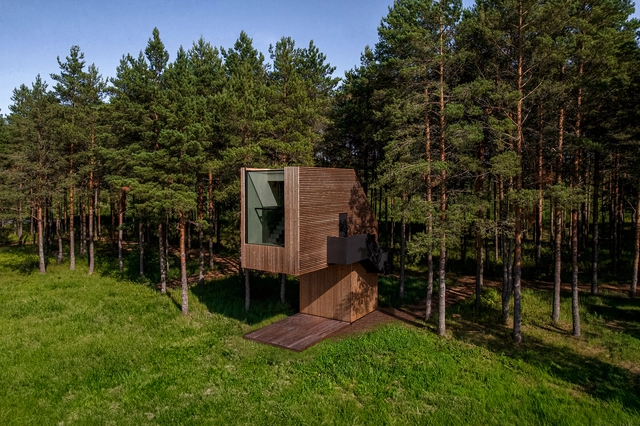 Casa de retiro Piil Tree / Arsenit - Fotografía exterior, Obras De Pequeña Escala, Bosque