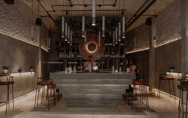 Bar-Restaurant TANA / RA! - Fotografía interior, Renovación, Arco, Escaleras