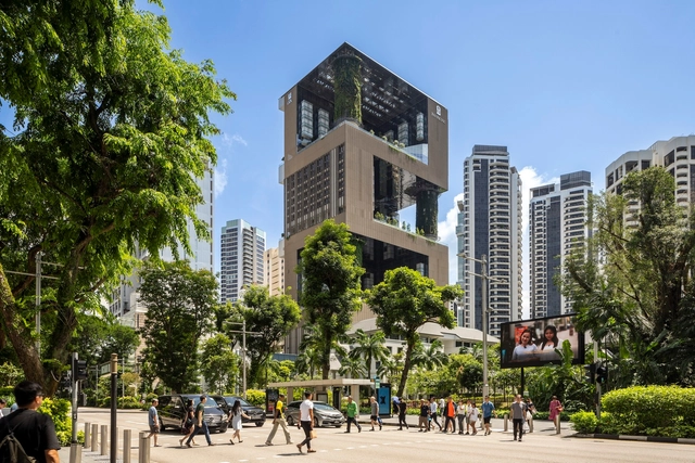 Pan Pacific Orchard Hotel / WOHA - Exterior Photography, Hotels, Facade, Cityscape