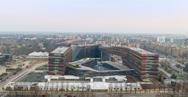埃尼集团米兰总部 / Morphosis Architects - 建筑图, 办公设施, 表皮, 城市