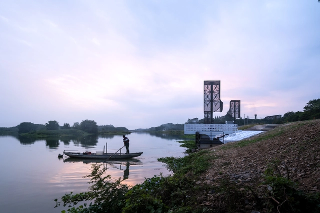 The Wind Rises Installation / Qing Studio - Exterior Photography, Spaceport, Coast
