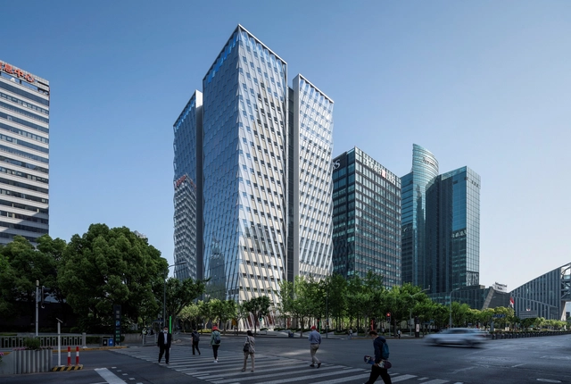 富士康上海总部 / 姚仁喜 | 大元建筑工场 - 建筑图, 办公设施, 表皮, 城市